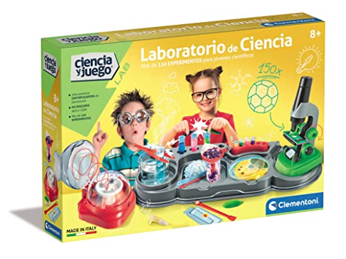 Clementoni 17-552429 Laboratorio de Ciencia Das große Wissenschaftslabor, Bunt, Sin Talla von Clementoni