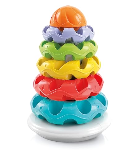 Clementoni Baby Bunte Stapelringe - Baby Motorikspielzeug aus recyceltem Kunststoff ab 6 Monaten - Förderung & Entwicklung der Motorik 17103 Clementoni Baby Bunte Stapelringe - Baby Motorikspielzeug aus recyceltem Kunststoff ab 6 Monaten - Förderung & Entwicklung der Motorik 17103 von Clementoni