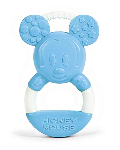 Clementoni - 17343 - Disney Baby Mickey Beißring - Spiel mit Zahnung und Zahnfleischmassage für Neugeborene, Kind 0-18 Monate, Hellblau, S Clementoni - 17343 - Disney Baby Mickey Beißring - Spiel mit Zahnung und Zahnfleischmassage für Neugeborene, Kind 0-18 Monate, Hellblau, S von Clementoni