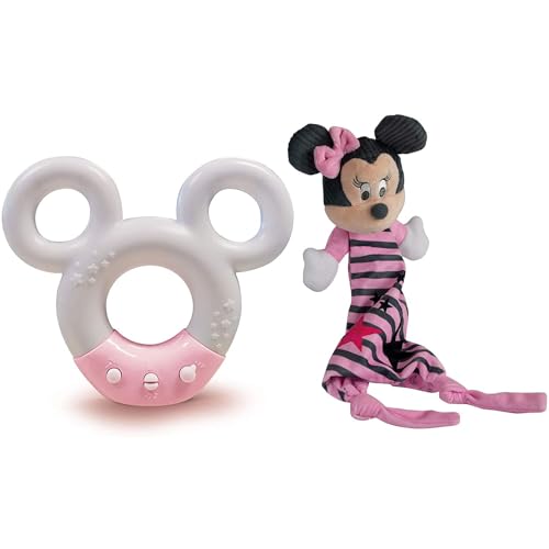 Clementoni 17396 Minnie Disney Baby Sound & Color Lamp Nachtlicht Weiß Musik 0 Monate +, Mehrfarbig, One Size von Clementoni