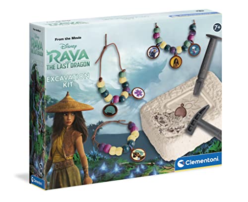 Clementoni 17648 Disney Raya Die Entdeckung der Steine Bastelset Made in Italy für Kinder ab 6 Jahren von Clementoni