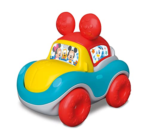 Clementoni 17722 Coche Desmontable Mickey Minnie Puzzleauto Disney Baby-Early, Säugling, Aktivitätsspielzeug für Kinder ab 1 Jahr, hergestellt in Italien, mehrfarbig, Medio von Clementoni