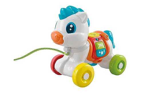 Clementoni 17776 Baby Pony Immer with Me-Interaktives Schleppspiel, Tier zum Ziehen, Motorradspiel, erste Schritte, Lernen, Gehen, Kinder 6 Monate-Made in Italy, Italienisch Clementoni 17776 Baby Pony Immer with Me-Interaktives Schleppspiel, Tier zum Ziehen, Motorradspiel, erste Schritte, Lernen, Gehen, Kinder 6 Monate-Made in Italy, Italienisch von Clementoni