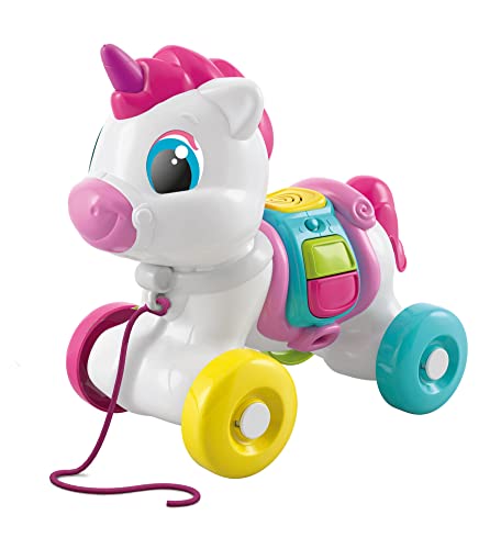 Clementoni 17803 Baby Einhorn Immer with Me-Interaktives Schleppspiel, Tier zum Ziehen, Motorradspiel, erste Schritte, Lernen, Gehen, Kinder 6 Monate-Made in Italy, Italienisch, Medium Clementoni 17803 Baby Einhorn Immer with Me-Interaktives Schleppspiel, Tier zum Ziehen, Motorradspiel, erste Schritte, Lernen, Gehen, Kinder 6 Monate-Made in Italy, Italienisch, Medium von Clementoni