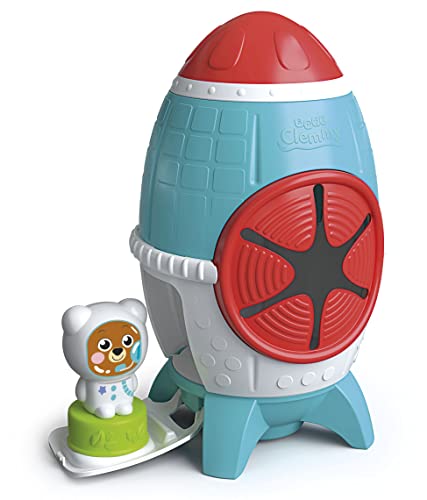 Clementoni 17806 Sensorische Rakete-Clemmy Bausteine, buntes Soft-Block Set, weiches Motorikspielzeug, Babyspielzeug zum Greifen & Beißen, für Kleinkinder ab 6 M von Clementoni