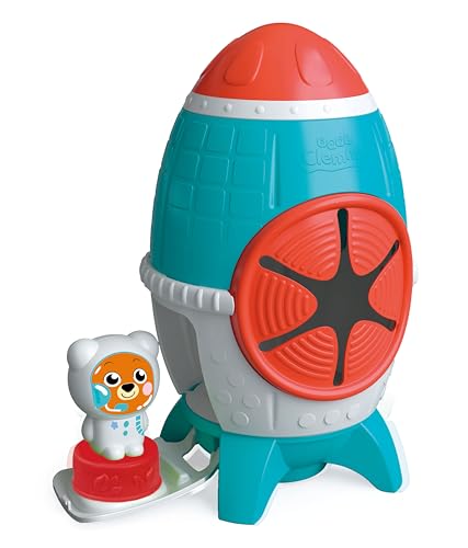 Clementoni Soft Clemmy Sensorische Rakete - Mit weichen Bausteinen & Figur für Babys & Kleinkinder ab 6 Monaten - Sensorik-Spielzeug mit Bauklötzen 17806 von Clementoni
