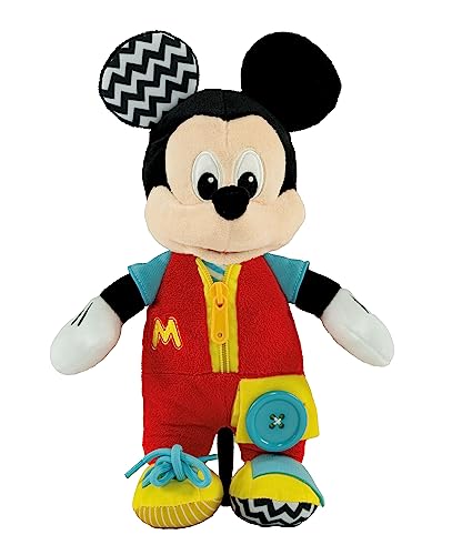 Clementoni Disney Baby Mickey Dress me up – Plüschtier mit Reißverschlüssen, Knöpfen und Raschelelementen - Geschenk für Kinder ab 18 Monate, 17859 Clementoni Disney Baby Mickey Dress me up – Plüschtier mit Reißverschlüssen, Knöpfen und Raschelelementen - Geschenk für Kinder ab 18 Monate, 17859 von Clementoni