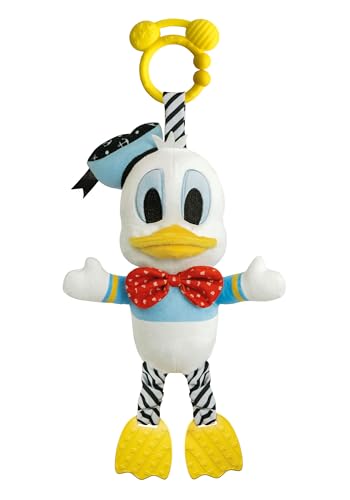 Clementoni Disney Baby Donald - Erste Aktivitäten Plüsch, Interaktives Kuscheltier mit Rassel, Quietscher und Beißring, Fördert sensorische Fähigkeiten und Zahnung, Ab 6 Monaten Clementoni Disney Baby Donald - Erste Aktivitäten Plüsch, Interaktives Kuscheltier mit Rassel, Quietscher und Beißring, Fördert sensorische Fähigkeiten und Zahnung, Ab 6 Monaten von Clementoni