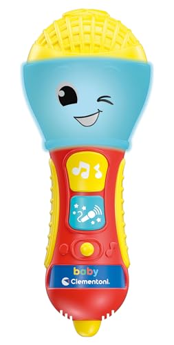 Clementoni - Baby Mikrofon für Kinder, elektronisches Musikspiel für die frühkindliche Kindheit, Spielzeug 10-36 Monate, Aktivitätszentrum Licht und Geräusche, 17931 Clementoni - Baby Mikrofon für Kinder, elektronisches Musikspiel für die frühkindliche Kindheit, Spielzeug 10-36 Monate, Aktivitätszentrum Licht und Geräusche, 17931 von Clementoni