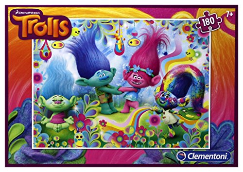 Clementoni 180 EL. Trolls [Puzzle] von Clementoni