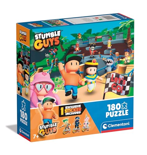 Clementoni Teile Kinder 7 Jahre, Puzzle Figuren Videospiel, Gaming, Made in Italy, 29322, Stumble Guys 180 Stück Clementoni Teile Kinder 7 Jahre, Puzzle Figuren Videospiel, Gaming, Made in Italy, 29322, Stumble Guys 180 Stück von Clementoni