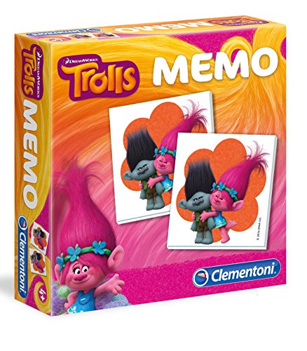Clementoni 18004.2 - Memo Game Trolls Spiel von Clementoni