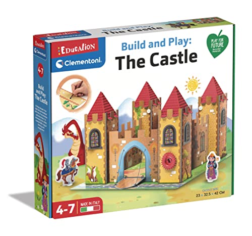 Clementoni - 18103 – Bildung – Baut und spielt: Das Schloss – Lernspiel für Kinder 4 Jahre, Schloss aus Karton, Basteln, Basteln, Materialien 100% recycelt, hergestellt in Italien Clementoni - 18103 – Bildung – Baut und spielt: Das Schloss – Lernspiel für Kinder 4 Jahre, Schloss aus Karton, Basteln, Basteln, Materialien 100% recycelt, hergestellt in Italien von Clementoni