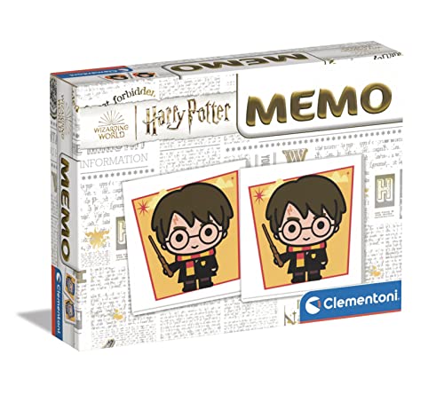 Clementoni - 18126 - Memo Kompakt - Harry Potter - Memo-Spiel, 48 Kartenpaare, Kartenspiel Kinder, Lernspielzeug Ab 4 Jahre, Hergestellt in Italien von Clementoni