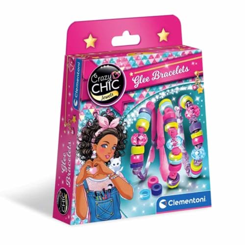 Clementoni 18534 Clementoni-18534-Crazy Chic-Armbänder Glee Craft für Kinder ab 7 Jahren Schmuck Mädchen, Englisch, Mehrfarbig Clementoni 18534 Clementoni-18534-Crazy Chic-Armbänder Glee Craft für Kinder ab 7 Jahren Schmuck Mädchen, Englisch, Mehrfarbig von Clementoni