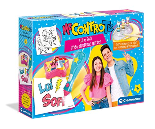 Clementoni 18620 Me Contro Te - Luì E Sofì Sfida All’Ultimo Glitter Kreatives Spiel, Single, Mehrfarbig, 13.78 x 10.39 x 2.76 inches Clementoni 18620 Me Contro Te - Luì E Sofì Sfida All’Ultimo Glitter Kreatives Spiel, Single, Mehrfarbig, 13.78 x 10.39 x 2.76 inches von Clementoni