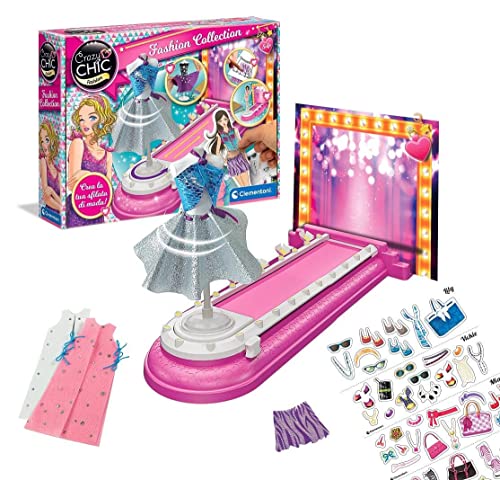 Clementoni Crazy Chic Mode-Kollektion Kreativspielzeug - Modedesign Set mit Laufsteg, Models, Kleidern & Stoffen für Kinder Ab 7 Jahren - 18666 Clementoni Crazy Chic Mode-Kollektion Kreativspielzeug - Modedesign Set mit Laufsteg, Models, Kleidern & Stoffen für Kinder Ab 7 Jahren - 18666 von Clementoni