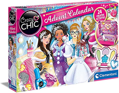 Clementoni Crazy Chic Adventskalender 2023 - Beauty Weihnachtskalender mit Schmuck, Make-up, Tattoos & tollen Accessoires - Für Kinder ab 6 Jahre, 18673 Clementoni Crazy Chic Adventskalender 2023 - Beauty Weihnachtskalender mit Schmuck, Make-up, Tattoos & tollen Accessoires - Für Kinder ab 6 Jahre, 18673 von Clementoni