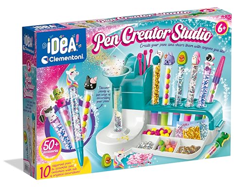 Clementoni Mein Stift-Atelier mit über 50 Accessoires - Kreativspielzeug, Stift Bastelset, Personalisierter Stift, Geschenk-Set für Kinder ab 6 Jahren, 18779 Clementoni Mein Stift-Atelier mit über 50 Accessoires - Kreativspielzeug, Stift Bastelset, Personalisierter Stift, Geschenk-Set für Kinder ab 6 Jahren, 18779 von Clementoni