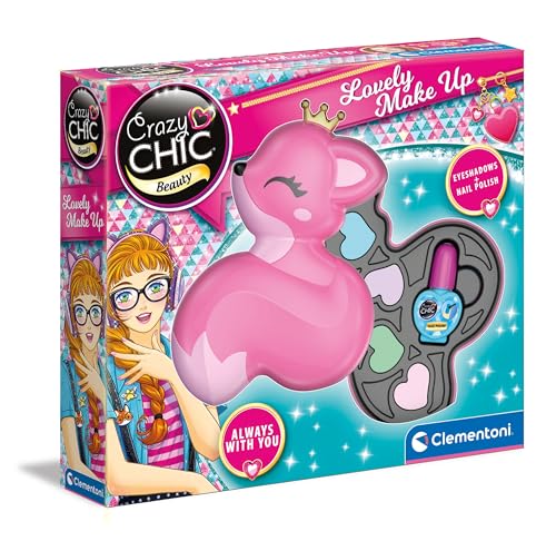 Clementoni Crazy Chic Lovely Make Up Rainbow, Make-up-Set in Fuchses, für Kinder, Multicolor - 18795 Clementoni Crazy Chic Lovely Make Up Rainbow, Make-up-Set in Fuchses, für Kinder, Multicolor - 18795 von Clementoni