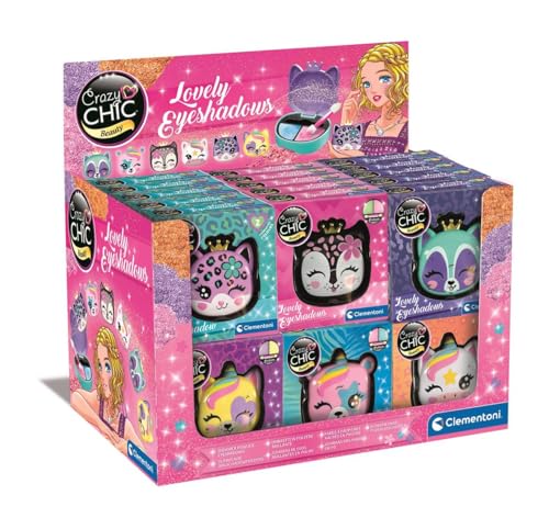 Clementoni 18818 Crazy Chic – Lovely Eyeshadow Lidschatten-Make-up, sicher und hypoallergen, Kosmetik-Set für Mädchen von 6 Jahren, leicht mit Wasser abwaschbar, Kosmetiktasche Fuchs Clementoni 18818 Crazy Chic – Lovely Eyeshadow Lidschatten-Make-up, sicher und hypoallergen, Kosmetik-Set für Mädchen von 6 Jahren, leicht mit Wasser abwaschbar, Kosmetiktasche Fuchs von Clementoni