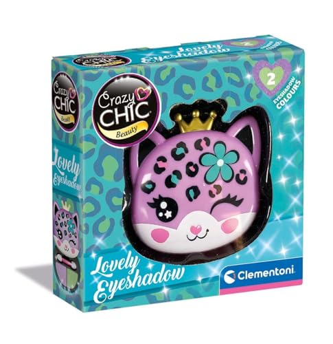 Clementoni - Crazy Chic-Lovely Eyeshadow: Leoparden-Lidschatten, sicher und hypoallergen, Kosmetik-Set für Mädchen von 6 Jahren, leicht mit Wasser waschbar, Mehrfarbig, 18822 Clementoni - Crazy Chic-Lovely Eyeshadow: Leoparden-Lidschatten, sicher und hypoallergen, Kosmetik-Set für Mädchen von 6 Jahren, leicht mit Wasser waschbar, Mehrfarbig, 18822 von Clementoni