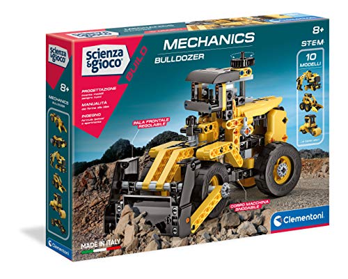 Clementoni 19139 Mechanik-Labor – Bulldozzer – Made in Italy – Bauset für Kinder 8 Jahre – wissenschaftliches Spiel, Italienisch, Mehrfarbig, 39.6 x 6 x 27.8 cm Clementoni 19139 Mechanik-Labor – Bulldozzer – Made in Italy – Bauset für Kinder 8 Jahre – wissenschaftliches Spiel, Italienisch, Mehrfarbig, 39.6 x 6 x 27.8 cm von Clementoni