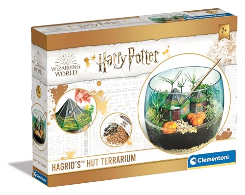 Clementoni Harry Potter Terrarium - Set mit Zubehör für ein Miniatur Ökosystem - Spielzeug zum Aufziehen von Pflanzen - Baukasten für Potterheads ab 7 Jahren, 19248 von Clementoni