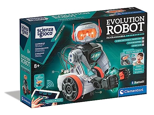 Clementoni - 19305 - Wissenschafts- und Spielrobotik - Evolution Roboter 2.0 - Roboter zum Bauen und Programmieren, ferngesteuert, Roboterlabor, STEM-Spiel, Codierung, wissenschaftliches Spiel 8 von Clementoni