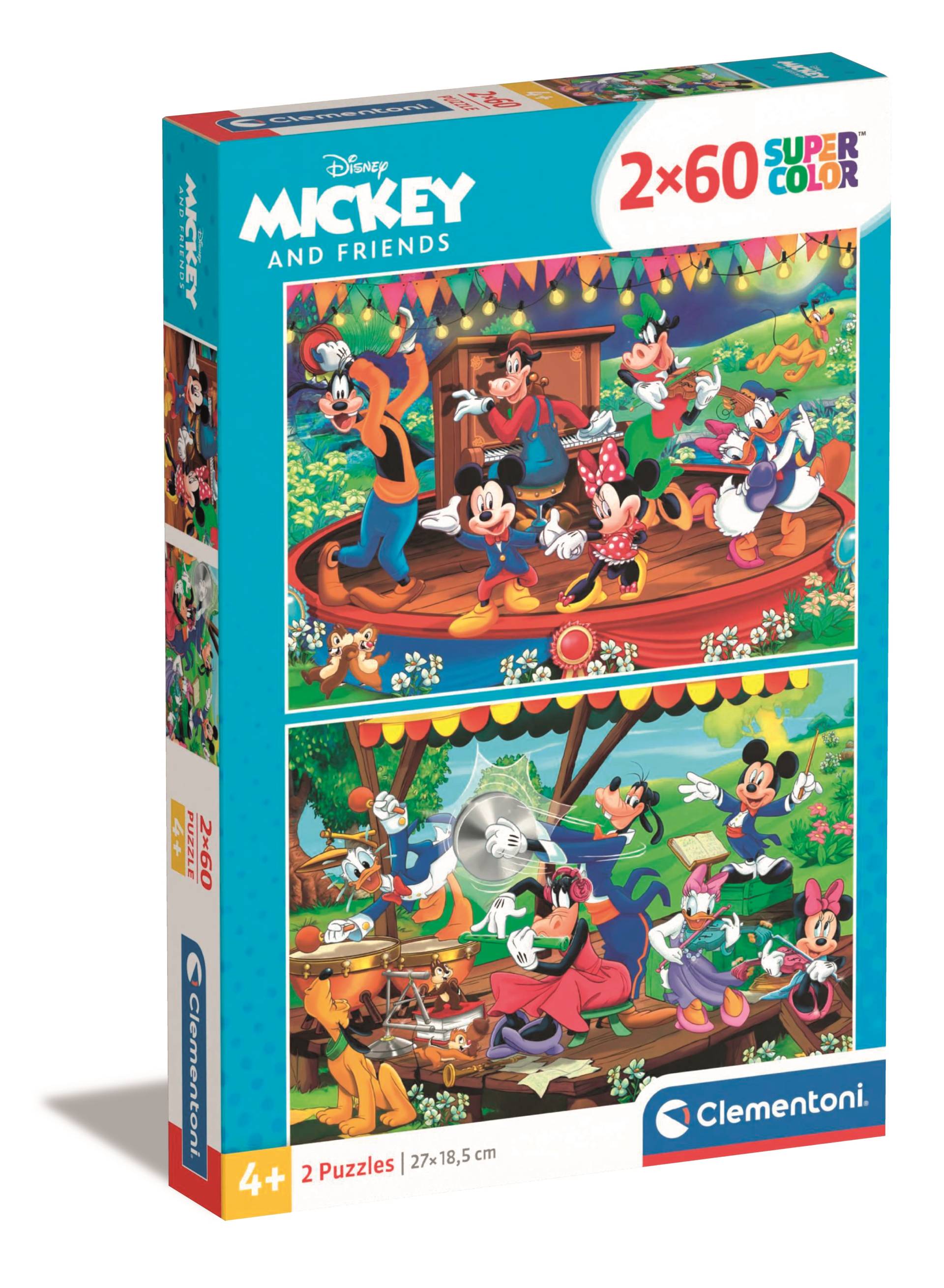 Clementoni 2 Puzzles - Mickey and Friends - 2x60 Teile 60 Teile Puzzle Clementoni-21620 Clementoni 2 Puzzles - Mickey and Friends - 2x60 Teile 60 Teile Puzzle Clementoni-21620 von Clementoni