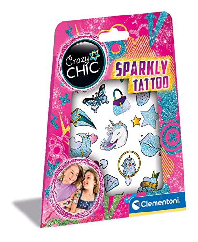 Clementoni - Crazy Chic Sparkly Treadoo Kit für Kinder - 1 Stück von Clementoni
