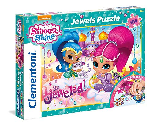 Clementoni 20143 "Shimmer und Shine - Jewels Puzzle, 104 Teile von Clementoni