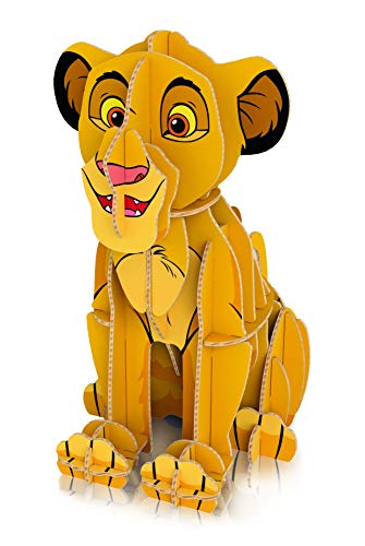 Clementoni 20158 König der Löwen 104 + 3D Modell – Puzzle 104 Teile & 3D Puzzle ab 6 Jahren, farbenfrohes Kinderpuzzle mit 3D Figur, Geschicklichkeitsspiel für Kinder von Clementoni