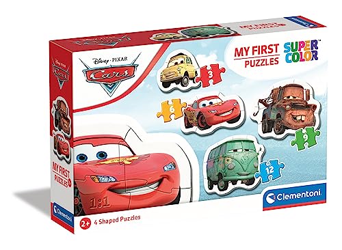 Clementoni 20804 Supercolor Cars – Puzzle 3 + 6 + 9 + 12 Teile ab 2 Jahren, buntes Kinderpuzzle mit besonderer Leuchtkraft & Farbintensität, Geschicklichkeitsspiel für Kinder Clementoni 20804 Supercolor Cars – Puzzle 3 + 6 + 9 + 12 Teile ab 2 Jahren, buntes Kinderpuzzle mit besonderer Leuchtkraft & Farbintensität, Geschicklichkeitsspiel für Kinder von Clementoni