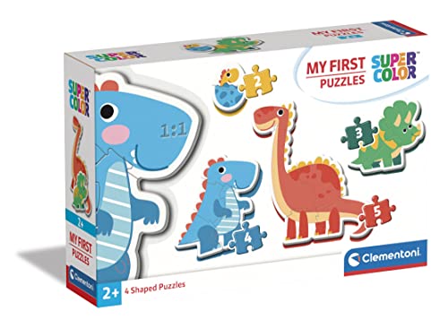 Clementoni - 20834 - My First Puzzle - Dinosaurs - Puzzle 3+6+9+12 Teile Ab 2 Jahren, Buntes Kinderpuzzle Mit Besonderer Leuchtkraft & Farbintensität, Geschicklichkeitsspiel Für Kinder Clementoni - 20834 - My First Puzzle - Dinosaurs - Puzzle 3+6+9+12 Teile Ab 2 Jahren, Buntes Kinderpuzzle Mit Besonderer Leuchtkraft & Farbintensität, Geschicklichkeitsspiel Für Kinder von Clementoni