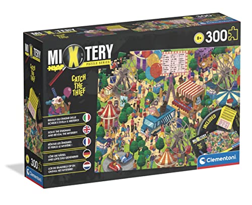 Clementoni 21712 Mystery Catch The Thief 300 Teile-Puzzle Für Kinder Ab 8 Jahren, Made In Italy, Mehrfarbig, Medium von Clementoni