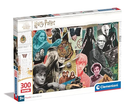 Clementoni 21727 Supercolor Harry Potter – 300 Teile Kinder 9 Jahre, Fantasy-Puzzle, berühmte Filme, Made in Italy, Mehrfarbig von Clementoni