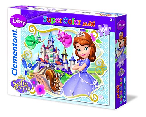 Clementoni 23651.0 - Maxi Puzzle - Ready to be a Prinzessin Sofia, 104 Teile von Clementoni