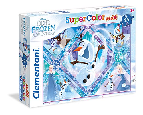 Clementoni 24072 "Olaf's Frozen Adventure - Maxi Puzzle, 24 Teile von Clementoni