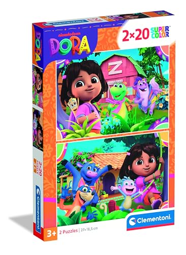 Clementoni 24827 Dora The Explorer – Puzzle 2x20 Teile, kindgerechtes Abenteuerset ab 4 Jahren Clementoni 24827 Dora The Explorer – Puzzle 2x20 Teile, kindgerechtes Abenteuerset ab 4 Jahren von Clementoni