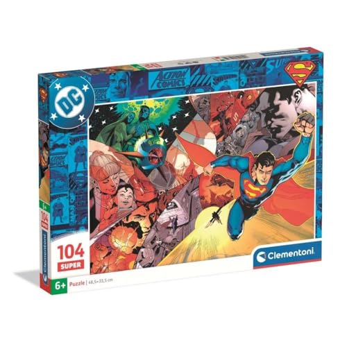 Clementoni 25075 Superman – Super Puzzle 104 Teile, mit Spezialeffekt, Kinderpuzzle ab 6 Jahren Clementoni 25075 Superman – Super Puzzle 104 Teile, mit Spezialeffekt, Kinderpuzzle ab 6 Jahren von Clementoni