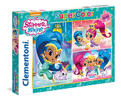 Clementoni 25218 Shimmer and Shine Puzzle, 144 Teile, Mehrfarbig von Clementoni