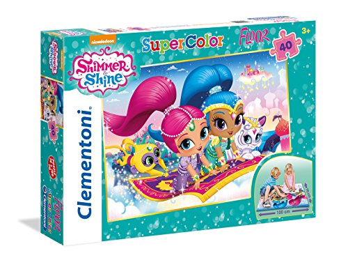 Clementoni 25451 Shimmer and Shine Bodenpuzzle, 40 Teile, Mehrfarbig von Clementoni