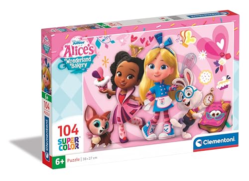 Clementoni Disney Alice Bakery Kinder Puzzle 104 Teile - Disney Puzzle 37,9 x 26,9 cm cm für Kinder ab 6 Jahre - Geschicklichkeitsspiel von Clementoni 25751 Clementoni Disney Alice Bakery Kinder Puzzle 104 Teile - Disney Puzzle 37,9 x 26,9 cm cm für Kinder ab 6 Jahre - Geschicklichkeitsspiel von Clementoni 25751 von Clementoni