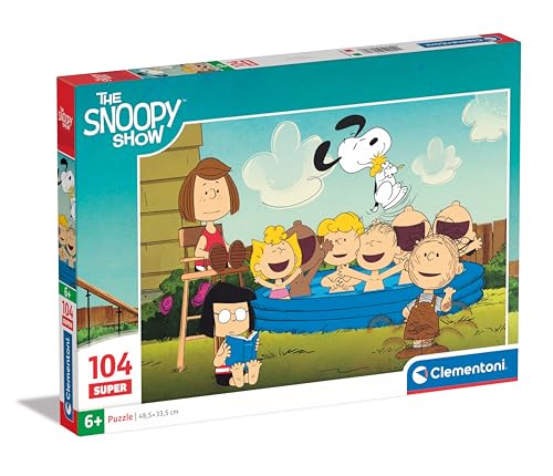 Clementoni Supercolor Peanuts Children Kinder Puzzle 104 Teile - Puzzle 37,9 x 26,9 cm für Kinder ab 6 Jahre - Geschicklichkeitsspiel von Clementoni 25770 Clementoni Supercolor Peanuts Children Kinder Puzzle 104 Teile - Puzzle 37,9 x 26,9 cm für Kinder ab 6 Jahre - Geschicklichkeitsspiel von Clementoni 25770 von Clementoni