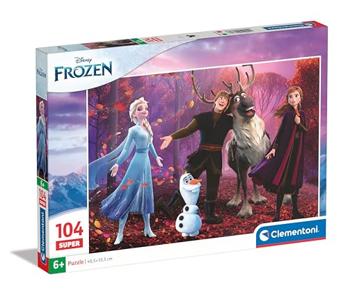 Clementoni Supercolor Disney Frozen Kinder Puzzle 104 Teile - Disney Puzzle 37,9 x 26,9 cm für Kinder ab 6 Jahre - Geschicklichkeitsspiel von Clementoni 25771 Clementoni Supercolor Disney Frozen Kinder Puzzle 104 Teile - Disney Puzzle 37,9 x 26,9 cm für Kinder ab 6 Jahre - Geschicklichkeitsspiel von Clementoni 25771 von Clementoni