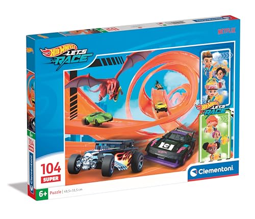 Clementoni Supercolor Hotwheels Puzzle 104 Teile - Auto Puzzle für Kinder ab 6 Jahren - Geschicklichkeitsspiel für Kinder - Hergestellt in Italien 25776 Clementoni Supercolor Hotwheels Puzzle 104 Teile - Auto Puzzle für Kinder ab 6 Jahren - Geschicklichkeitsspiel für Kinder - Hergestellt in Italien 25776 von Clementoni