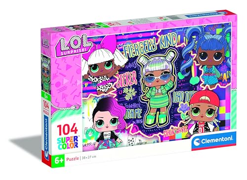 Clementoni L.O.L. Puzzle 104 Teile - Kinder Puzzle 37,9 x 26,9 cm für Kinder ab 6 Jahre - Geschicklichkeitsspiel von Clementoni 25785 Clementoni L.O.L. Puzzle 104 Teile - Kinder Puzzle 37,9 x 26,9 cm für Kinder ab 6 Jahre - Geschicklichkeitsspiel von Clementoni 25785 von Clementoni