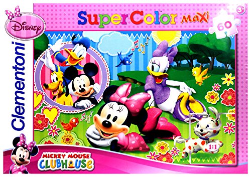 Clementoni 26738.5 - Puzzle Maxi, Mickey Mouse Clubhouse: Farm Adventure, 60 Teile von Clementoni