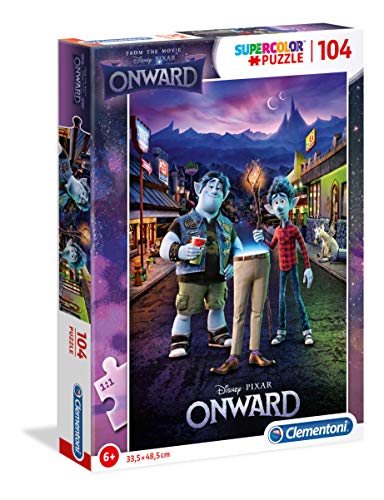 Clementoni 27144 Supercolor Onward – Puzzle 104 Teile ab 6 Jahren, buntes Kinderpuzzle mit besonderer Leuchtkraft & Farbintensität, Geschicklichkeitsspiel für Kinder Clementoni 27144 Supercolor Onward – Puzzle 104 Teile ab 6 Jahren, buntes Kinderpuzzle mit besonderer Leuchtkraft & Farbintensität, Geschicklichkeitsspiel für Kinder von Clementoni
